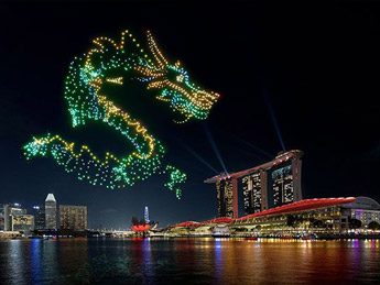 マリーナベイのニューイヤーイベント02